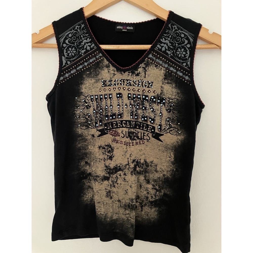 Skinnie Minnie Y2K Inspired Grung Sleeveless Tank Women's Size Small